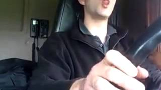Crazy Truck Driver Imitating Scania V8 Sound Crazy Truck Driver Imitating Scania V8 Sound