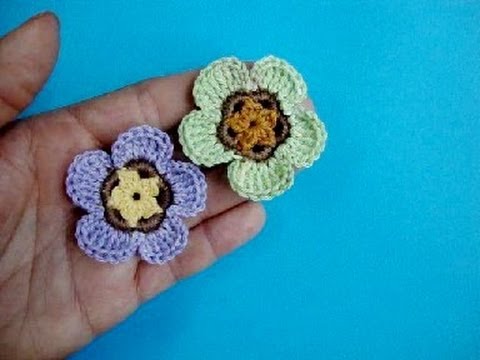 Вязать крючком для начинающих цветок урок Вязать крючком для начинающих цветок урок