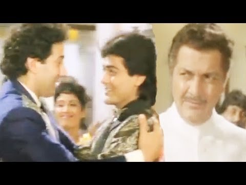 Prem Chopra Tries To Insult Sunny Deol Veerta - Scene 821