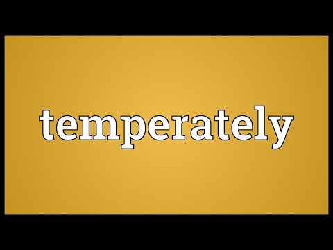 Header of temperately
