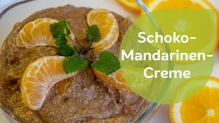 Schoko-Mandarinen-Creme aus Nudelresten