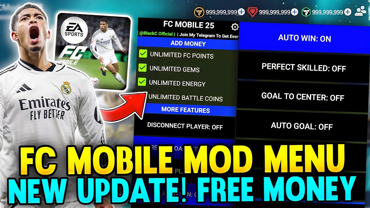 FC Mobile MOD MENU v25.0.03 – Unlimited FC Points, FC Mobile MOD MENU v25.0.03 – Unlimited FC Points,