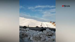 Kahramanmaraş'ta karda drift atan 2 sürücü jandarmaya takıldı