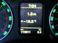 1.9 TDI 77kW Cold start -18.5°C