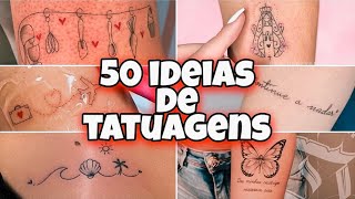 50 Ideias Incríveis De Tatuagens Feminina Delicada