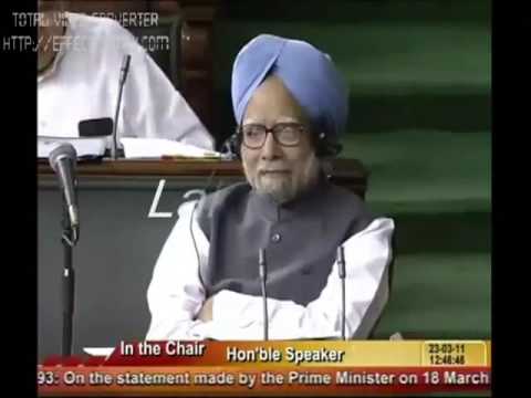 Sushma Swaraj & Manmohan Singh in Shayari Mood
