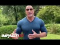 THE ROCK Inducts Ken Shamrock Into IMPACT Hall Of Fame!