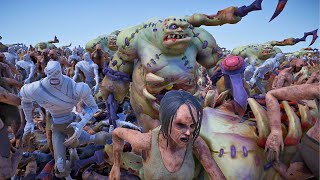 Mlrs Thermobarics & M1 Abram Tanks Vs 5 Million Zombies & Monsters Ultimate Epic Battle Simulator