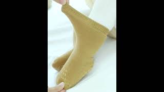 Baby Non Slip Grip Socks Toddler Knee High Anti Skid Crew Slipper Crawling Socks