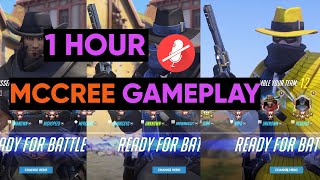 Overwatch 1 ( 1 Hour) McCree Cassidy No commentary Overwatch Game Play
