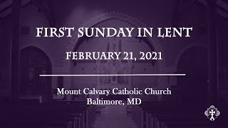 HOMILY 2-21-2021 Lent 1