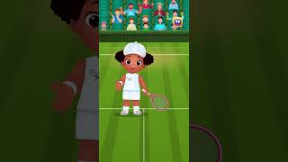 Tennis Song #Shorts #Chuchutv #Nurseryrhymes #Kidssongs #Kidsshorts #Wimbledon
