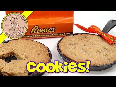 Reese's Cookies Cast Iron Skillet Christmas Gift! - Tasty Peanut Butter & Chocolate!