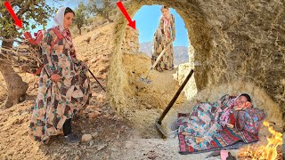 Pregnant Mothers Daily Struggle In Cave Realm For Survival In Coming Winter