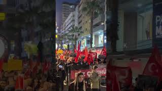 Tkp, Türk Bayraklarıyla İzmirde Yürüdükaranlığa Boyun Eğmeyeceğiz