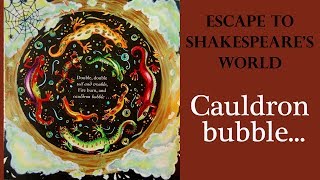Coloring Book Escape To Shakespeares World Cauldron Bubble Побег В Мир Шекспира
