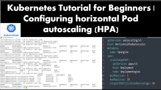 Kubernetes Tutorial For Beginners Horizontal Pod Autoscaler Hpa