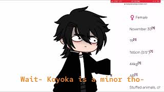Wtf. Kyoka Is Still A Minor! It Doesn’t Matter What Ship If Its Minor X Adult Its A Pedophile Ship!
