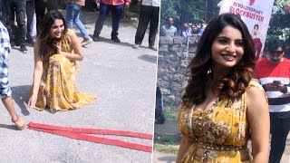 Ananya Nagalla Exclusive Visuals Pottel Success Meet Manastars