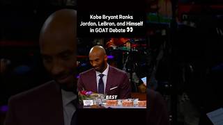 Kobe Bryant Ranks Michael Jordan, Lebron James, And Himself In Goat Debate