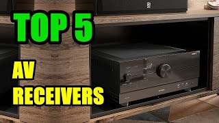 Top 5 Best Av Receivers 2022 Built For Gaming, Music Streaming, 3D Audio & Video