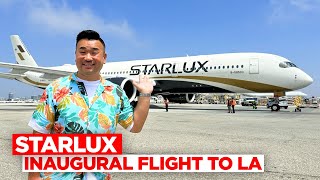 Starlux Airlines First Cl - A350 Inaugural Flight Taipei To La