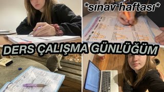 Sinav Haftasinda Nasil Ders Çaliştim? Bi̇ri̇nci̇ Dönem Yazililari İçi̇n Çalişma Kampim