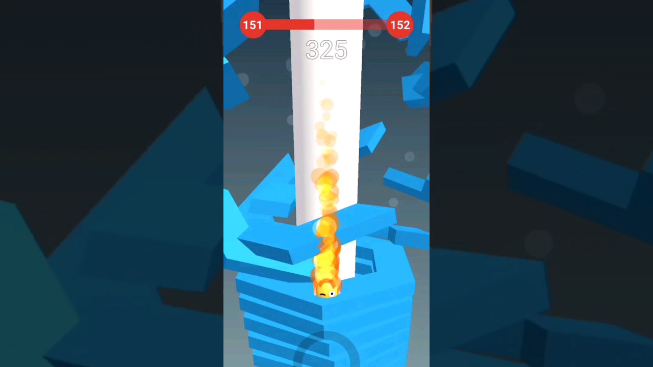 Stack ball game short video|#stackball #shortsfeed Stack ball game short video|#stackball #shortsfeed