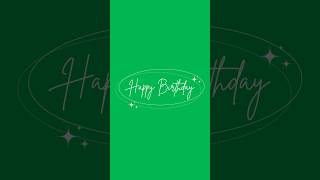 Happy Birthday Text Animation Green Screen #Greenscreen #Happy Birthday #Birthday #Motiongraphics