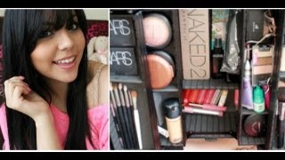 Whats In My Makeup Train Case Organizing Tips