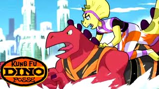 Kung Fu Dino Posse - Dino Snow Day Full Episode Kids Videos
