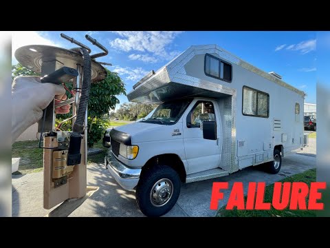FIRST ROAD TRIP WITH MY 4X4 RV AND I BROKE DOWN !!! [ THEN I CHANGED A FUEL PUMP IN A PARKING LOT ]