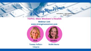 Strong Max Women - September 12th 2020 Webinar