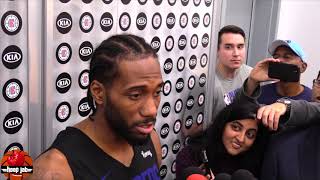 Kawhi Leonard On If His Uncle Dennis Asked For Ownership Of The Lakers & A Jet. Hoopjab Nba