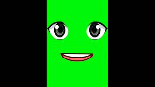 Green Screen Eyes And Mouth Video