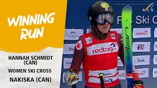 Hannah Schmidt Rides The Winning Wave In Nakiska Fis Freestyle Skiing World Cup 23-24