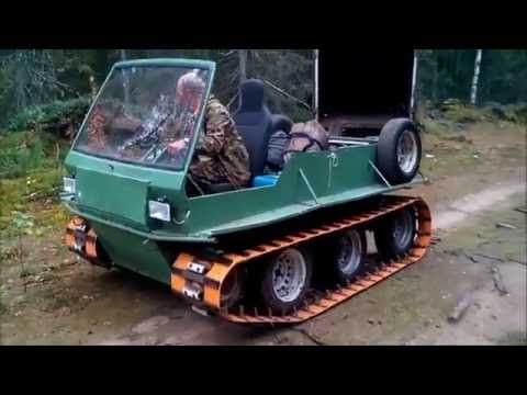 Самодельный вездеход из тс-350 плавает Самодельный вездеход из тс-350 плавает