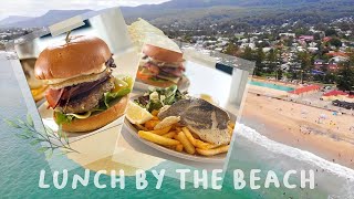 Lunch By The Beach Thirroul Beach Pavilion Fish And Chips & Big Boy Burger With Drone View