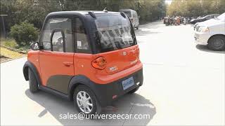 mini sedan electric car for 2 or 4 passengers