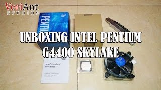 Unboxing Intel Pentium G4400 Skylake