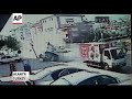 Raw: Dramatic Bus Crash in Turkey Caught-on-Tape