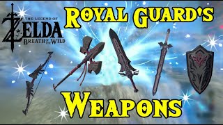 Royal Guards Weapons Zelda Breath Of The Wild