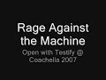 Rage Against the Machine Coachella 2007