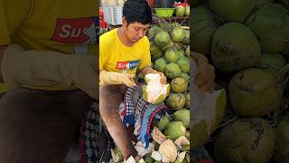 The Uncle Who Is Best At Cutting Coconuts #Shorts