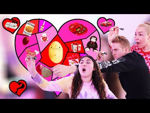 Throwing A Dart at A Heart and Getting Whatever it lands on for valentines!