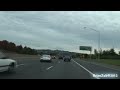Nissan GTR Weaving On Freeway