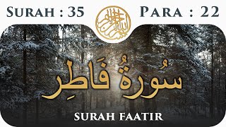 35 Surah Al Faatir | Para 22| Visual Quran With Urdu Translation