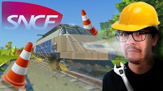 Je Construis Un Tgv De La Sncf Ça Tourne Mal.. Scrap Mechanic Fr