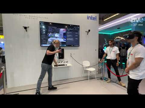 ISE 2022: Varjo Demonstrates Live VR Session Using Varjo Mixed Reality Headset on the Lenovo Stand