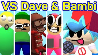 Friday Night Funkin' VS Bambi and Dave (Golden Apple Edition) (FNF Mod Hard)